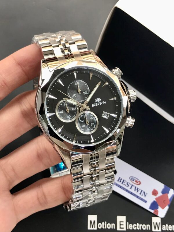 BESTWIN Original Watch-Silver Chain - Image 2
